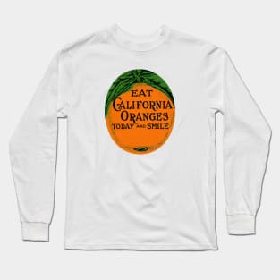 1925 Eat California Oranges Long Sleeve T-Shirt